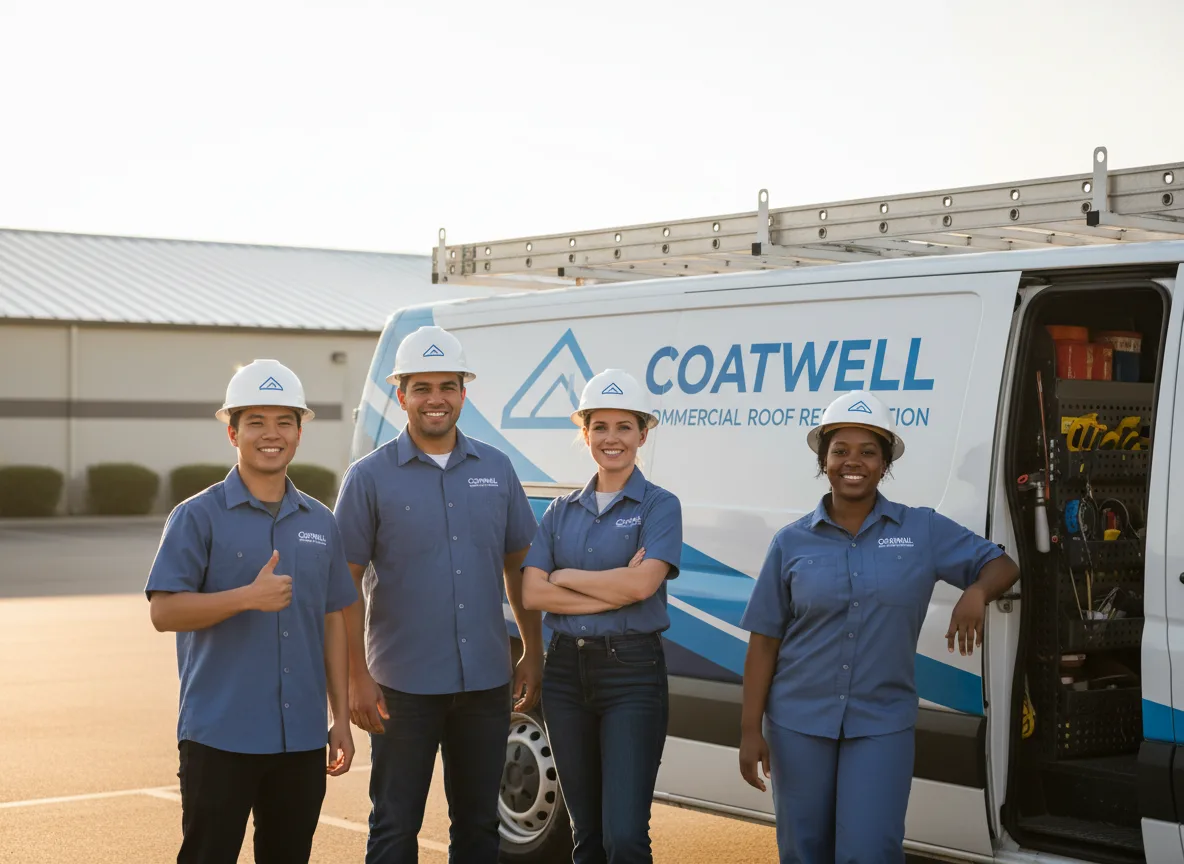 Commercial roof coating company in Rupert, GA